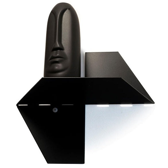small metal wall shelf hexagon shaped